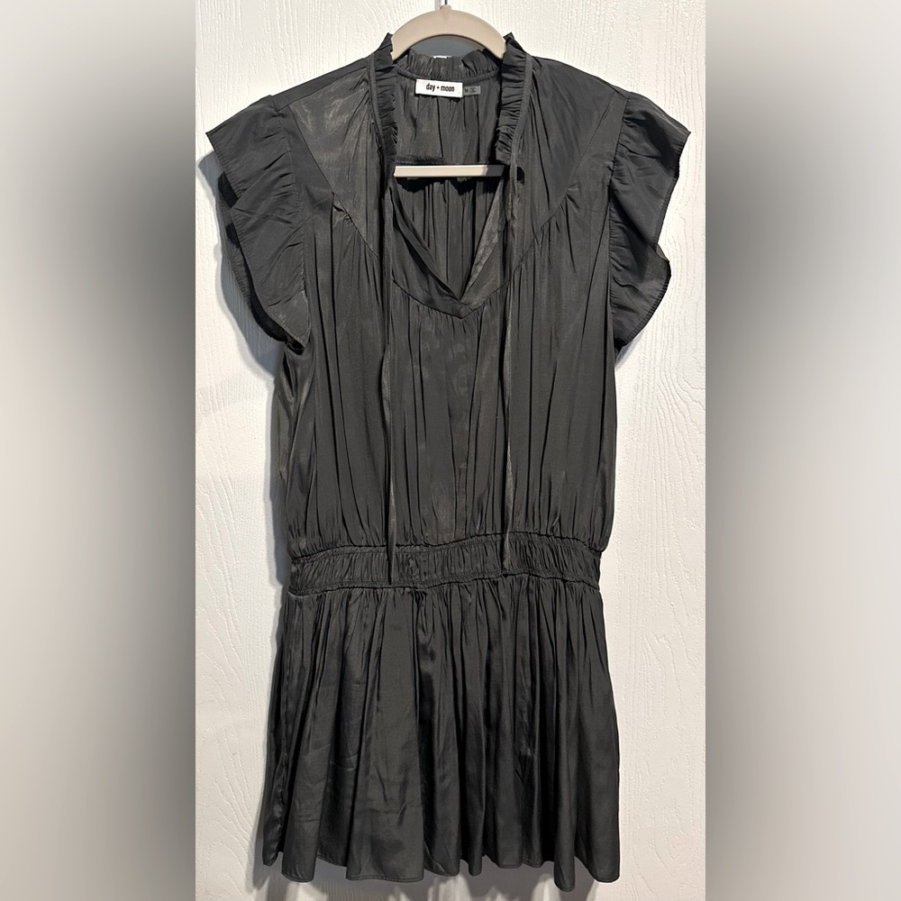Day + Moon Ruffled Flow Dress